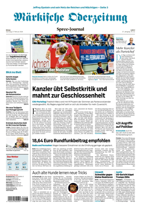 Cover of Markische Oderzeitung Erkner