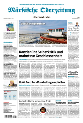 Cover of Markische Oderzeitung Oderland-Echo