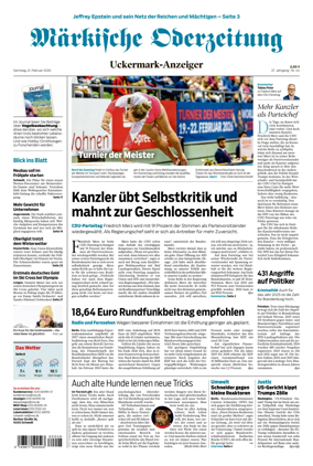 Cover of Markische Oderzeitung Uckermarkanzeiger