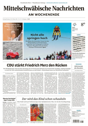 Cover of Mittelschwaebische Nachrichten