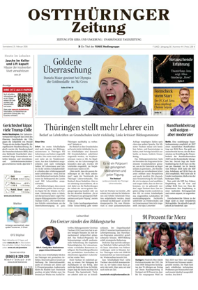 Cover of Ostthuringer Zeitung (Gera)