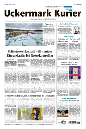 Cover of Prenzlauer Zeitung
