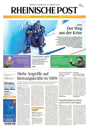 Cover of Rheinische Post - Monchengladbach and Korschenbroich