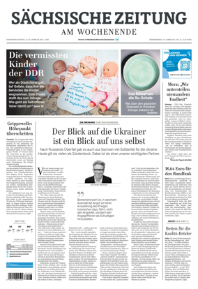 Cover of Sachsische Zeitung (Hoyerswerda)