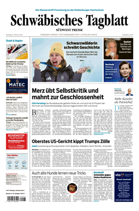 Cover of Schwabisches Tagblatt - Tubinger Chronik