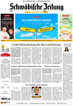 Cover of Schwabische Zeitung (Ravensburg / Weingarten)