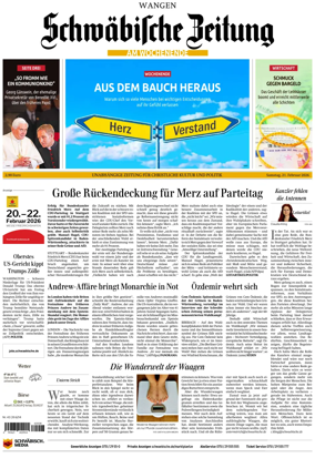 Cover of Schwabische Zeitung (Wangen)