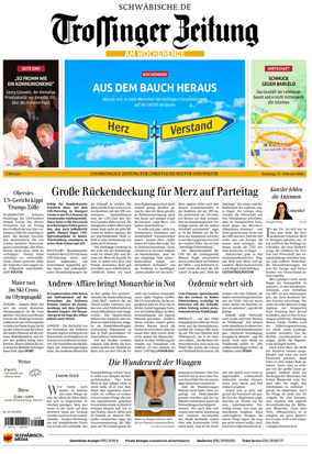 Cover of Trossinger Zeitung