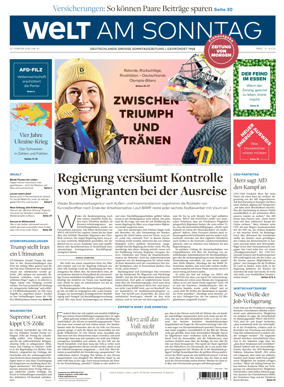 Cover of Welt am Sonntag