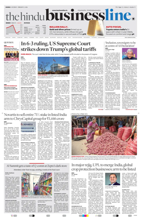 Cover of BusinessLine (Mumbai)