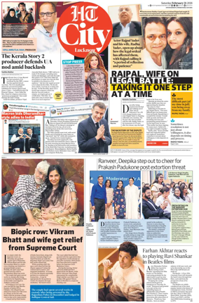 Cover of Hindustan Times (Lucknow) - Live