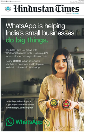 Cover of Hindustan Times (West UP)