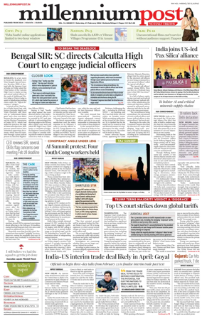 Cover of Millennium Post (Kolkata)