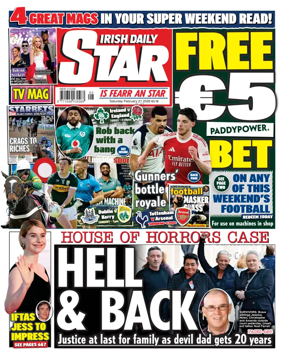 Cover of Irish Daily Star