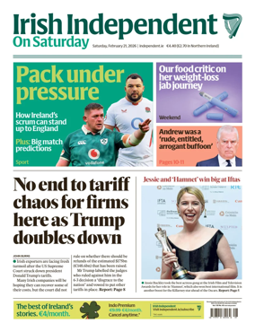 Cover of Irish Independent