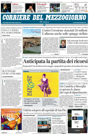 Cover of Corriere del Mezzogiorno (Puglia)