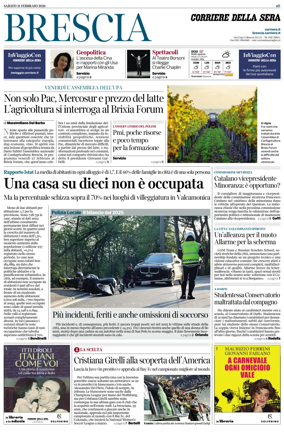 Cover of Corriere della Sera (Brescia)