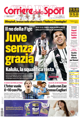 Cover of Corriere dello Sport (Nazionale)