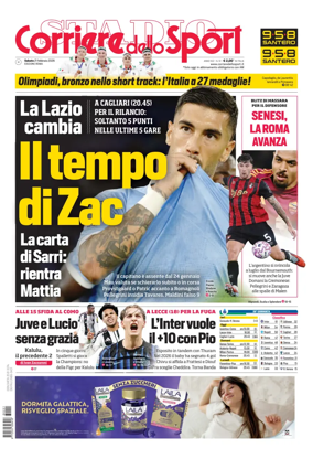 Cover of Corriere dello Sport (Roma)