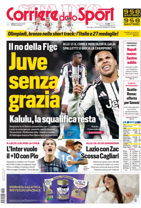 Cover of Corriere dello Sport
