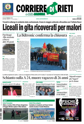 Cover of Corriere di Rieti