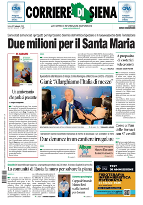 Cover of Corriere di Siena