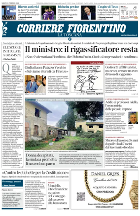Cover of Corriere Fiorentino