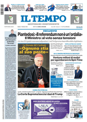 Cover of Il Tempo (Nazionale)