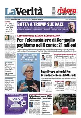 Cover of La Verita (Italia)