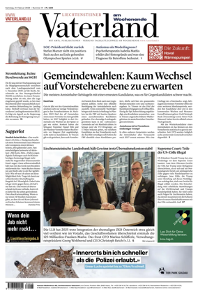 Cover of Liechtensteiner Vaterland