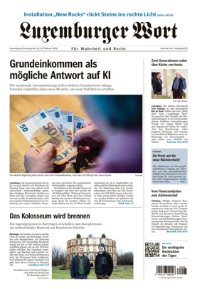 Cover of Luxemburger Wort