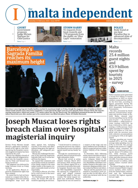 Cover of Malta Independent