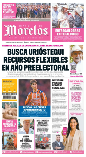 Cover of Diario de Morelos