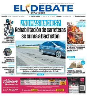 Cover of El Debate de Culiacan