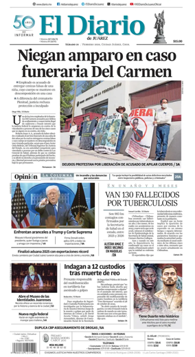 Cover of El Diario de Juarez