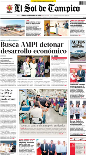 Cover of El Sol de Tampico