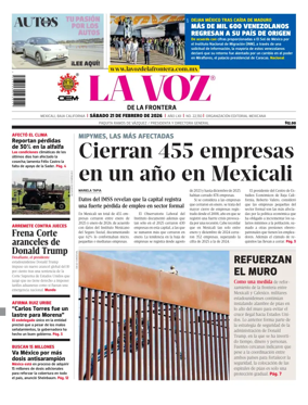 Cover of La Voz de la Frontera