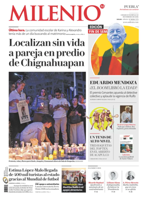 Cover of Milenio Puebla