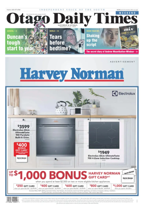 Cover of Otago Daily Times