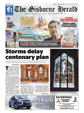 Cover of The Gisborne Herald (Saturday edition)