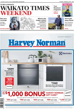 Cover of Waikato Times