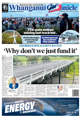 Cover of Whanganui Chronicle