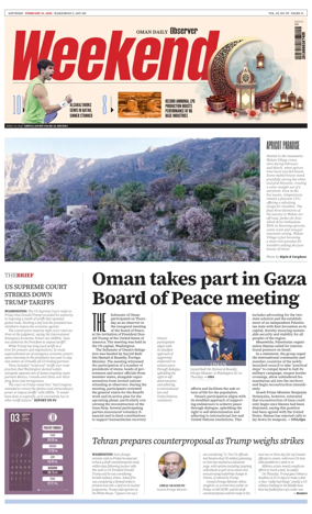 Cover of Oman Daily Observer