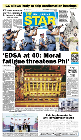 Cover of The Philippine Star