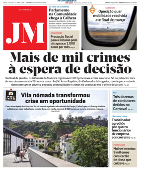 Cover of Jornal Madeira