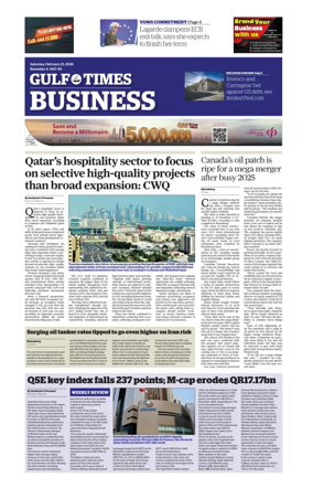 Cover of Gulf Times Business