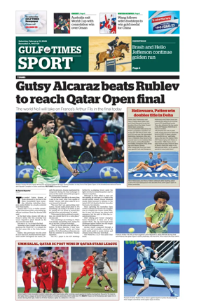 Cover of Gulf Times Sport