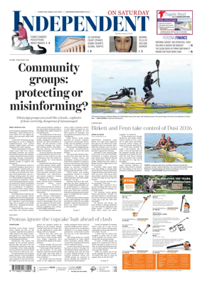 Cover of The Independent on Saturday