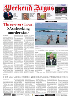 Cover of Weekend Argus (Saturday Edition)