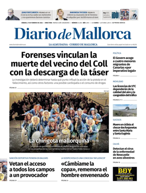 Cover of Diario de Mallorca